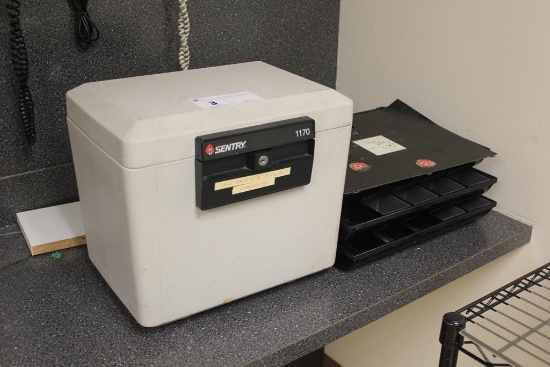 SENTRY FIRE PROOF FIRE BOX AND CASH TILL DRAWERS