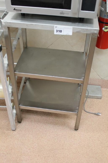 16IN X 22IN STAINLESS STEEL TABLE