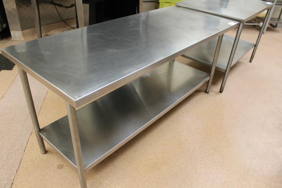 6FT X 30IN STAINLESS STEEL TABLE