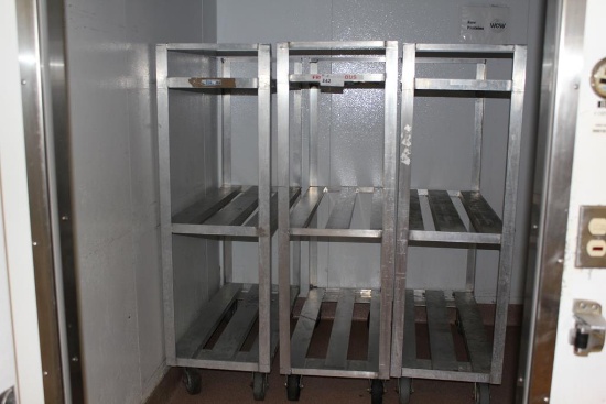 4FT 3 TIER ALUMINUM COOLER CARTS