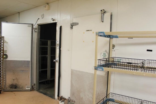10FT X 26FT WALK-IN COOLER FREEZER COMBINATION - REMOTE COOLED NO COMPRESSOR