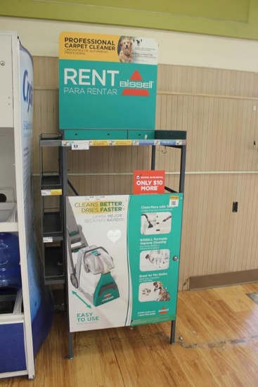 BISSEL DISPLAY SHELF