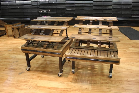 3FT. WOODEN STEP DISPLAY TABLES
