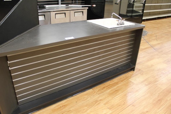 FLORAL COUNTER W/ SINK 90IN.