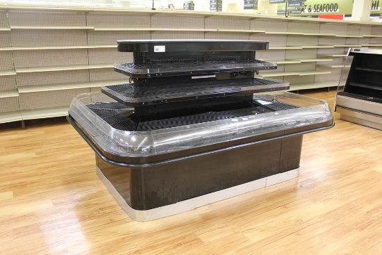 HUSSMANN RI2-8 ISLAND DELI CASE - REMOTE COOLED NO COMPRESSOR