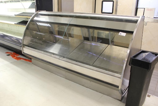 2014 HILL PHOENIX 184893BMD8RG SERVICE MEAT CASE (1-8FT) - REMOTE COOLED NO COMPRESSOR