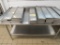 5FT BOOS STAINLESS STEEL TABLE - 28IN DEEP