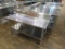 5FT STAINLESS STEEL TABLE - 30IN DEEP