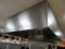 87-INCH S/STEEL HOOD - 72IN DEEP - NO FANS