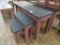 NESTING DISPLAY TABLES 24X44, 24X36, 24X27