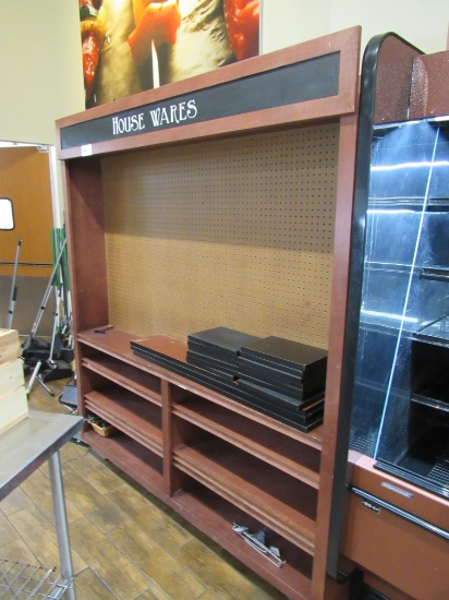 6FT WALL PEG HOOK SHELVING