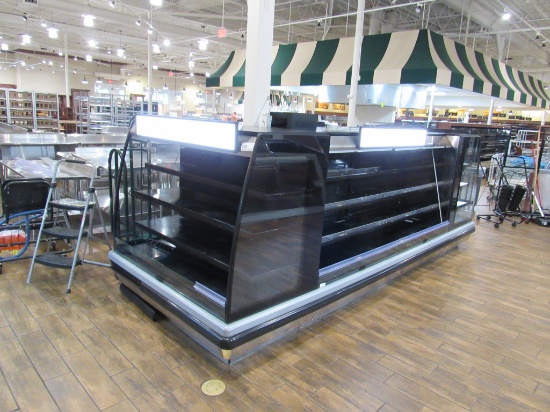 2021 HUSSMANN IMX5 14FT X 5FT 4-DECK DELI ISLAND - REMOTE COOLED, NO COMPRESSOR