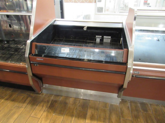 4FT HILL/PHOENIX OMZ 1-DECK FROZEN MEAT CASE 2015 - REMOTE COOLED, NO COMPRESSOR