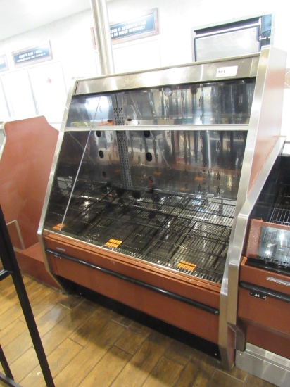 4FT HILL/PHOENIX O4UM 2-DECK SEAFOOD CASE 2015 GLYCOL - REMOTE COOLED NO COMPRESSOR