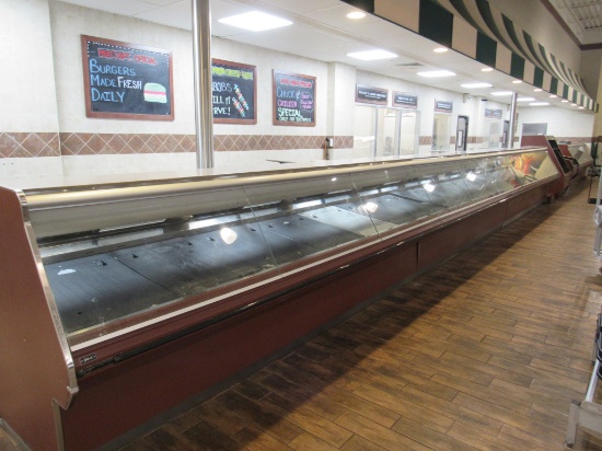 HILL/PHOENIX SSGC GRAVITY-COIL MEAT/SEAFOOD CASES 2015 GLYCOL (3-12FT) - REMOTE COOLED NO COMPRESSOR