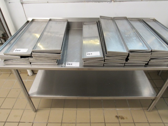 5FT BOOS STAINLESS STEEL TABLE - 28IN DEEP
