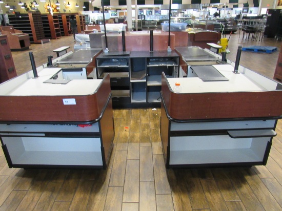 2015 10FT CHECKOUTS WITH CASHIER STAND