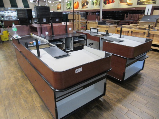2015 10FT CHECKOUTS WITH CASHIER STAND