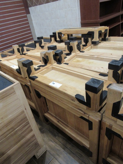 14X30 PRODUCE DISPLAY TABLES WITH RISERS