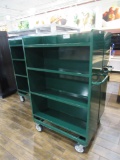 38-INCH GREEN 4-DECK STOCK CARTS