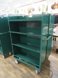 38-INCH GREEN 4-DECK STOCK CARTS