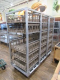 ALUMINUM CARTS WITH TRAYS
