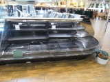 HUSSMANN Q3.5SS 3-DECK DELI CASES 2015 (2-4FT, 90-DEGREE WEDGE) - REMOTE COOLED, NO COMPRESSOR