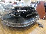 HUSSMANN Q3.5SS 3-DECK DELI CASES 2015 (1-4FT, 1- 90-DEGREE WEDGE) - REMOTE COOLED, NO COMPRESSOR