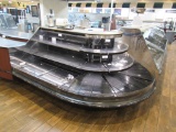 HUSSMANN Q3.5SS 3-DECK DELI CASES 2015 (1-4FT, 1 - 90-DEGREE WEDGE) - REMOTE COOLED, NO COMPRESSOR