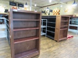 42-INCH WOOD SHELVING END CAPS