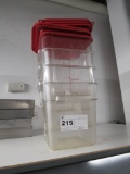 8QT STORAGE CONTAINERS WITH LIDS