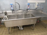 98-INCH 3-COMPARTMENT SINK