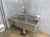 65-INCH 2-COMPARTMENT SINK