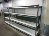 6FT TALL RACKING - 24IN DEEP, 4FT, 8FT BEAMS - SOLD BY THE OPENING