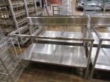 5FT X 30-INCH S/STEEL TABLE FRAME - NO POLY