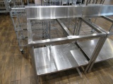 3FT X 24-INCH S/STEEL TABLE FRAME - NO POLY