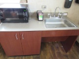 62-INCH COUNTER WITH SINK