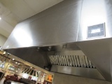 75-INCH S/STEEL HOOD - 72IN DEEP - NO FANS