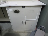 2-DOOR METAL STORAGE CABINET