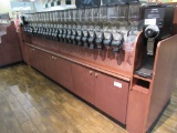 12FT WOOD COOFEE DISPLAY / CABINET