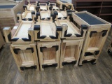 14X30 PRODUCE DISPLAY TABLES WITH RISERS