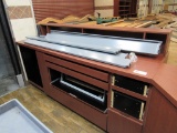 92-INCH FLORAL COUNTER W/PAPER CUTTER