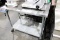 4FT STAINLESS STEEL TABLE ON CASTERS