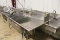 10FT STAINLESS STEEL 3-COMPARTMENT SINK W/ HAND SINK