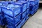 NATIONAL CART CO. BLUE TOTE PICKING CART - TOTES INCLUDED