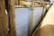 NEW FRANK 98IN.(2- 49IN. DOORS) X12IN. 2-SLIDE DOORS FOR WALK-IN COOLER W/ RAIL