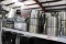 1 LOT - MISC LOT OF STAINLESS STEEL INSERT PANS, STAINLESS STEEL SERVING TRAYS, & CAKE PAN MOLDS