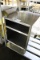 18X24 STAINLESS STEEL EQUIPMENT STAND/ DISPLAY CABINET