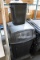1 LOT - RUBBERMAID TRASH CAN W/ (3)WASTE BASKET OFFICE TRASH CANS