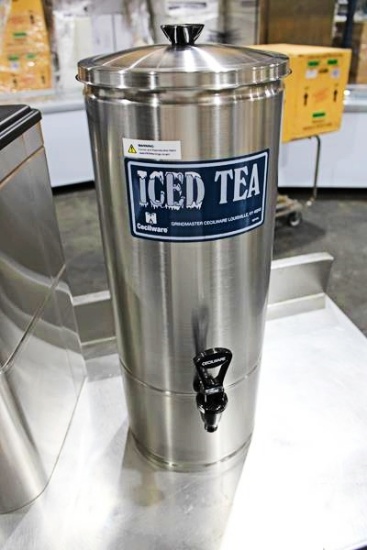 NEW CECILWARE STAINLESS STEEL 5-GALLON ICED TEA DISPENSER